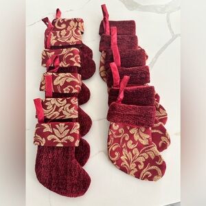 12 small Christmas stockings